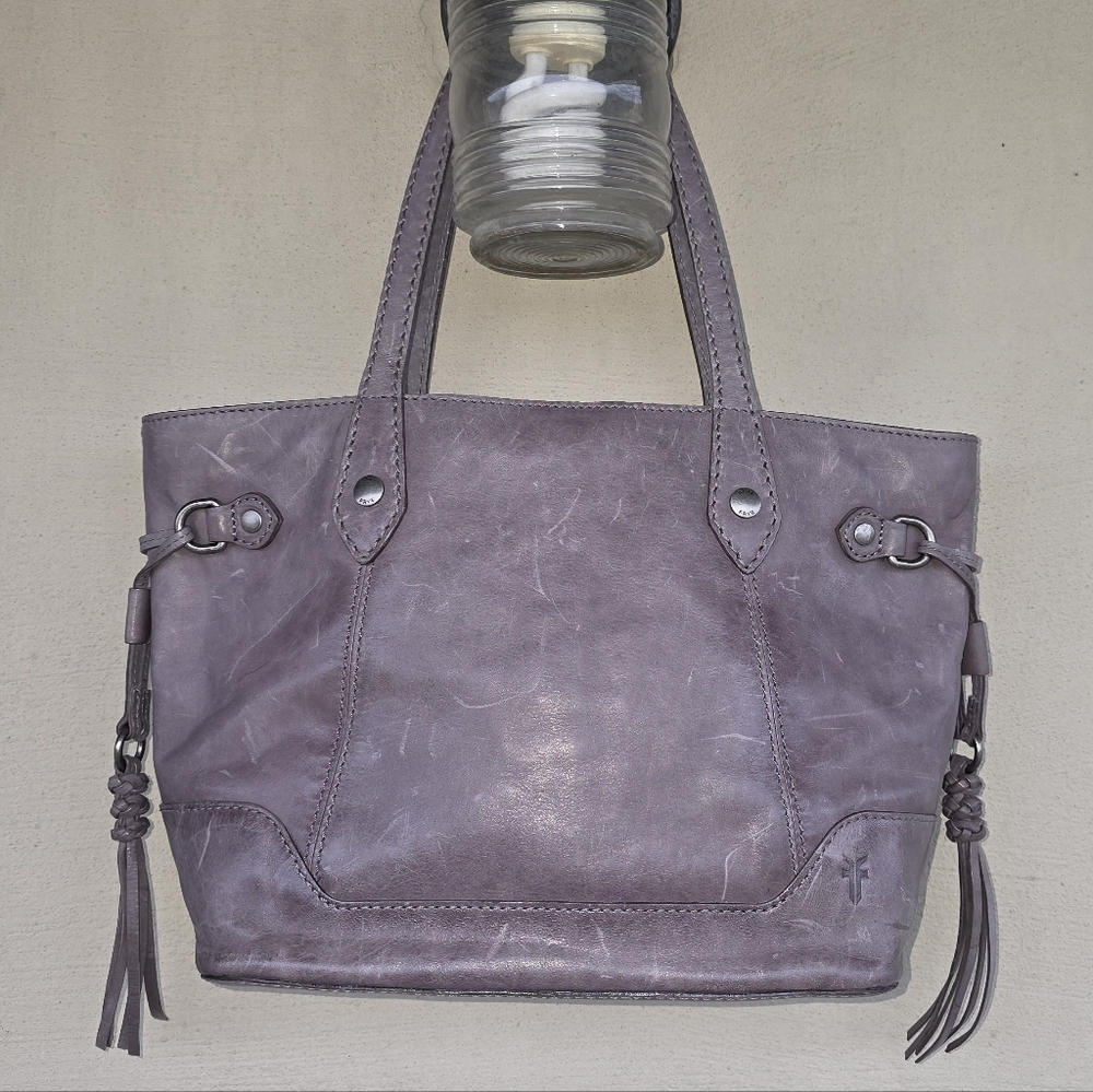 Frye | Amethyst Melissa Leather Carryall Tote Shoulder Handbag